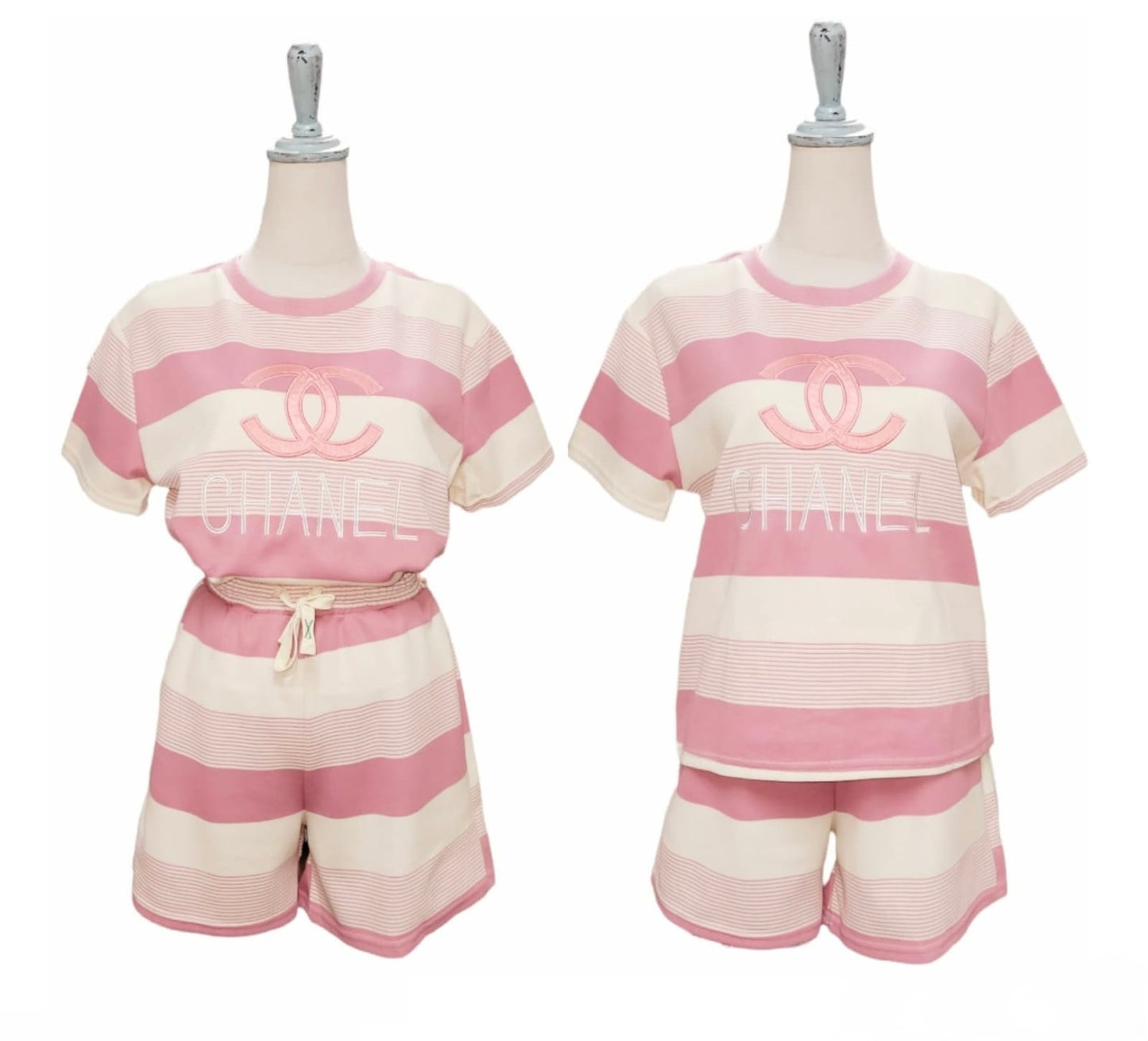 Pink Logo Short Set