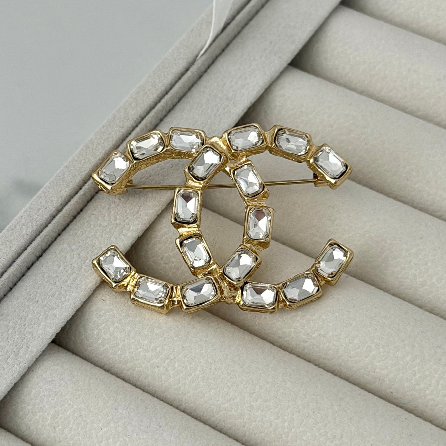 Crystal Brooch