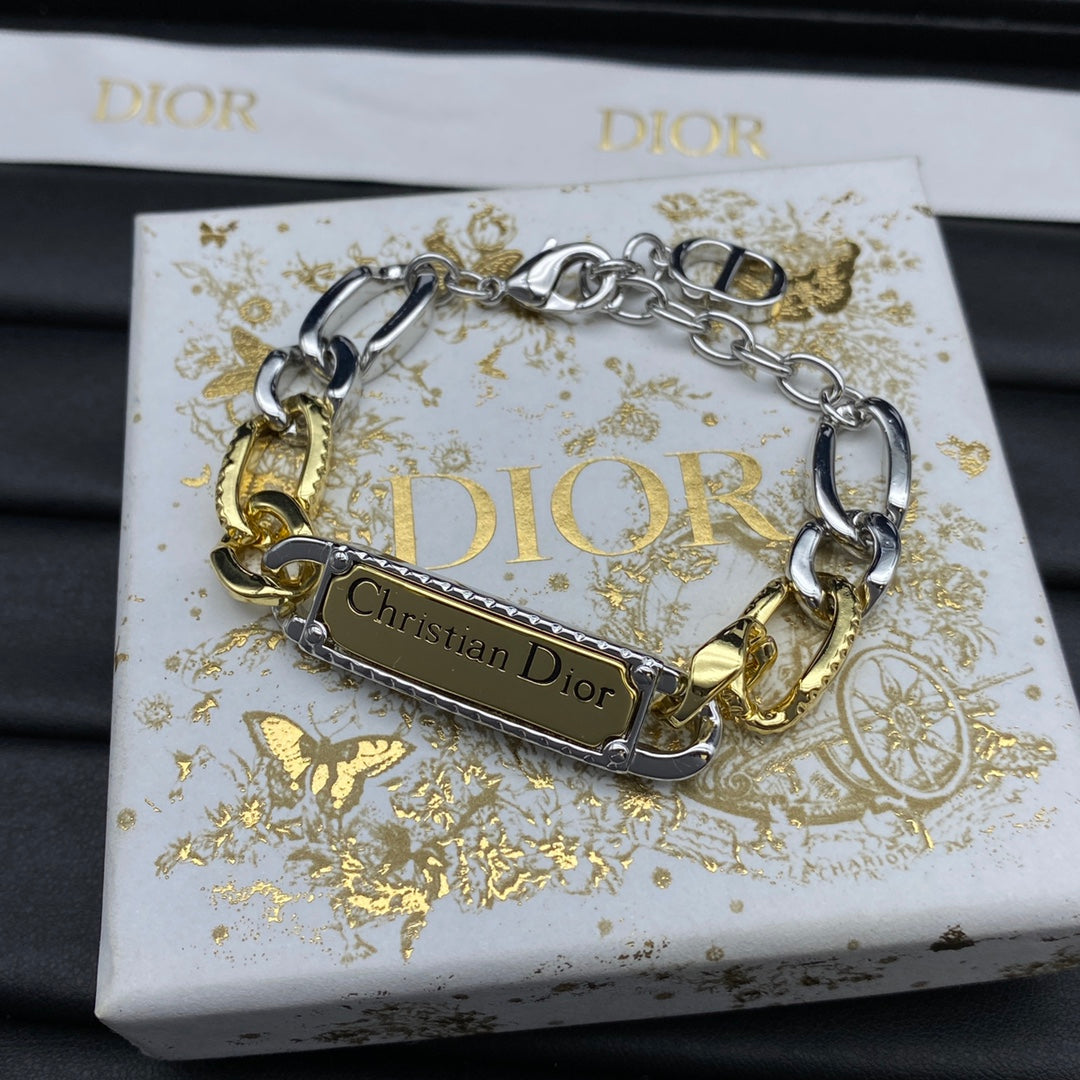 Christian Two Tone Bracelet