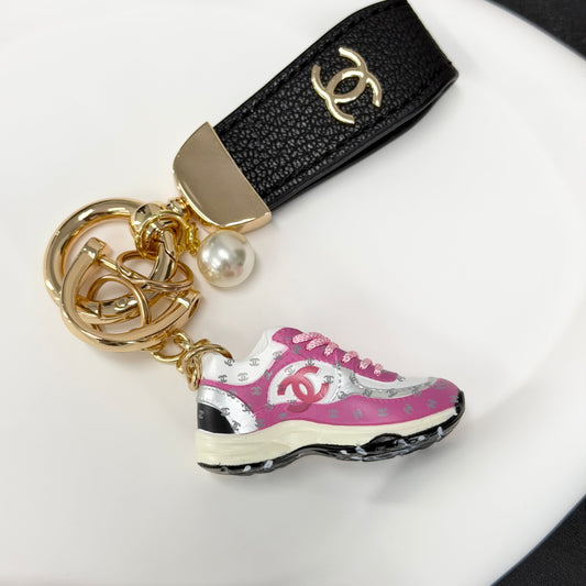 Pink Sneaker Keychain