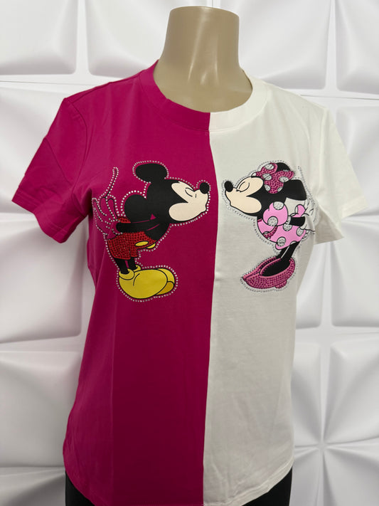 Mickey & Minnie Beso Top
