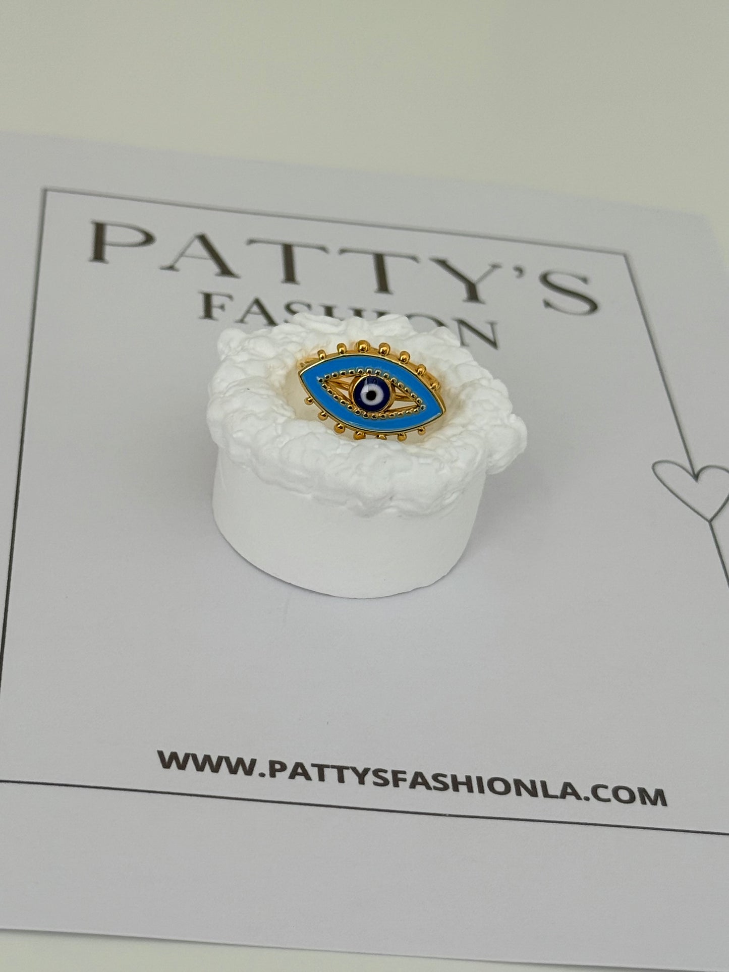 Evil Eye Open Ring