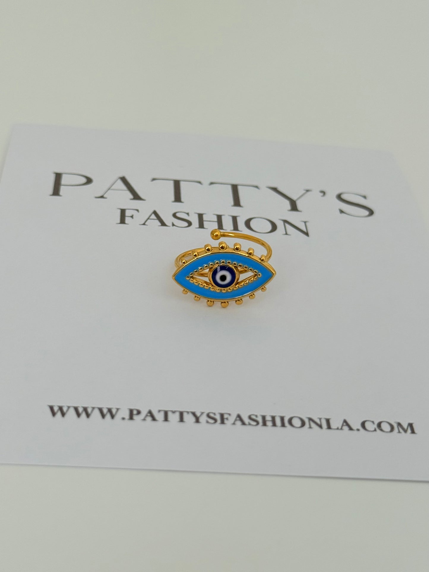 Evil Eye Open Ring