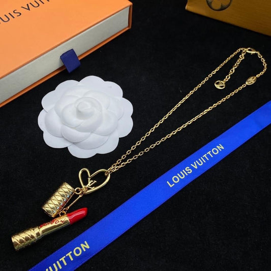 Lou Lipstick Necklace