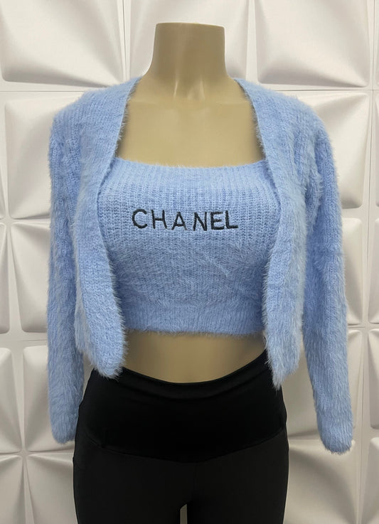 Sky Blue 2 Pcs Set