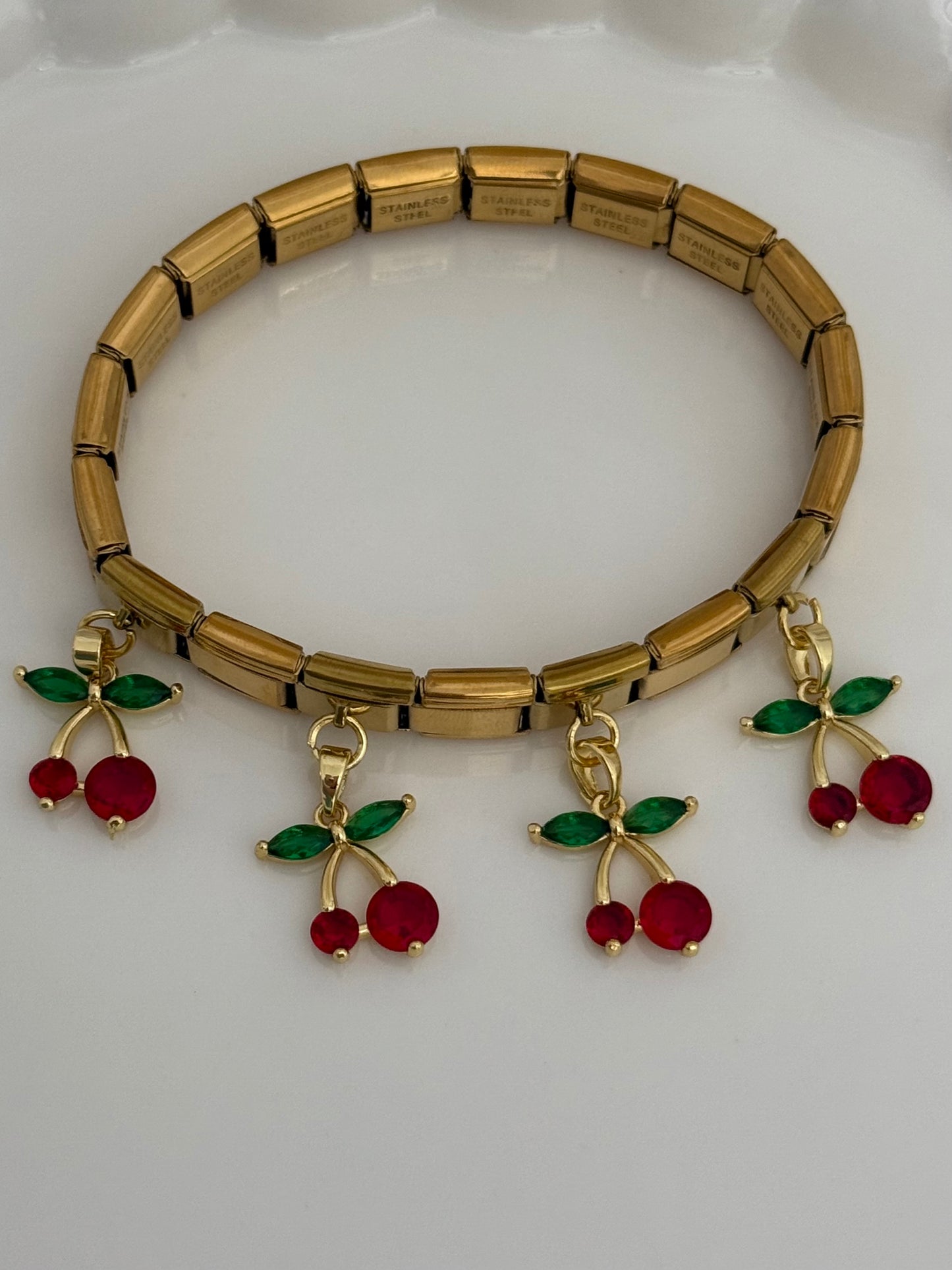 Cherry Charms Bracelet