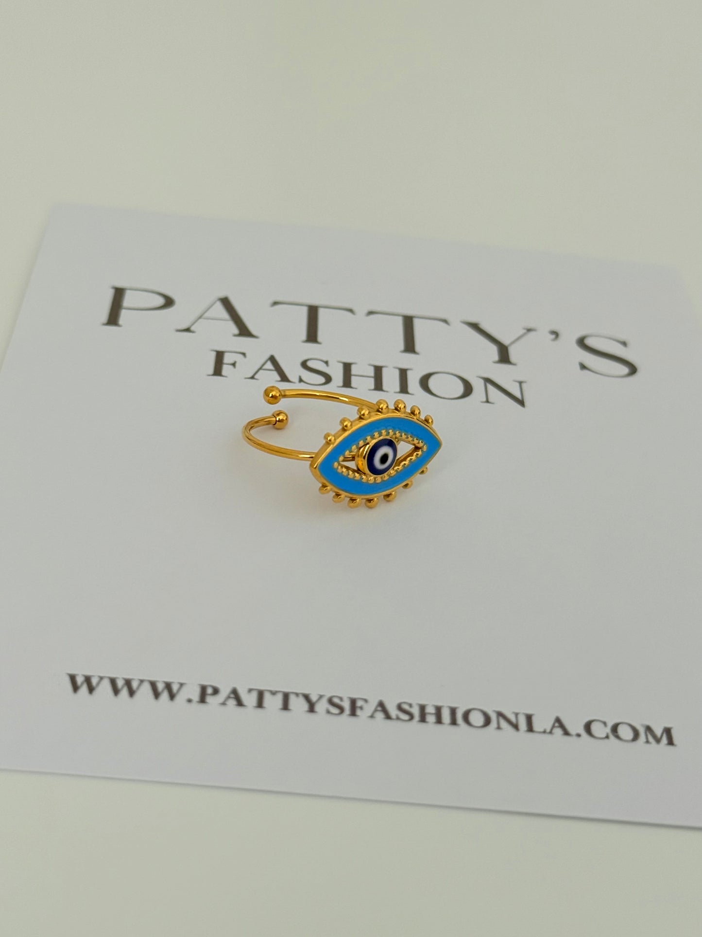 Evil Eye Open Ring