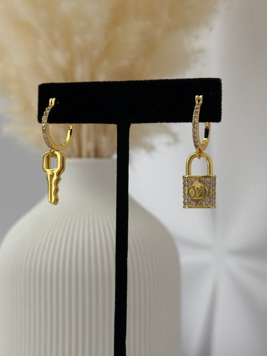 Lock Me Earrings